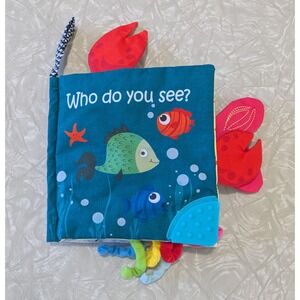 Who Do You See Fabric Baby Ocean Book